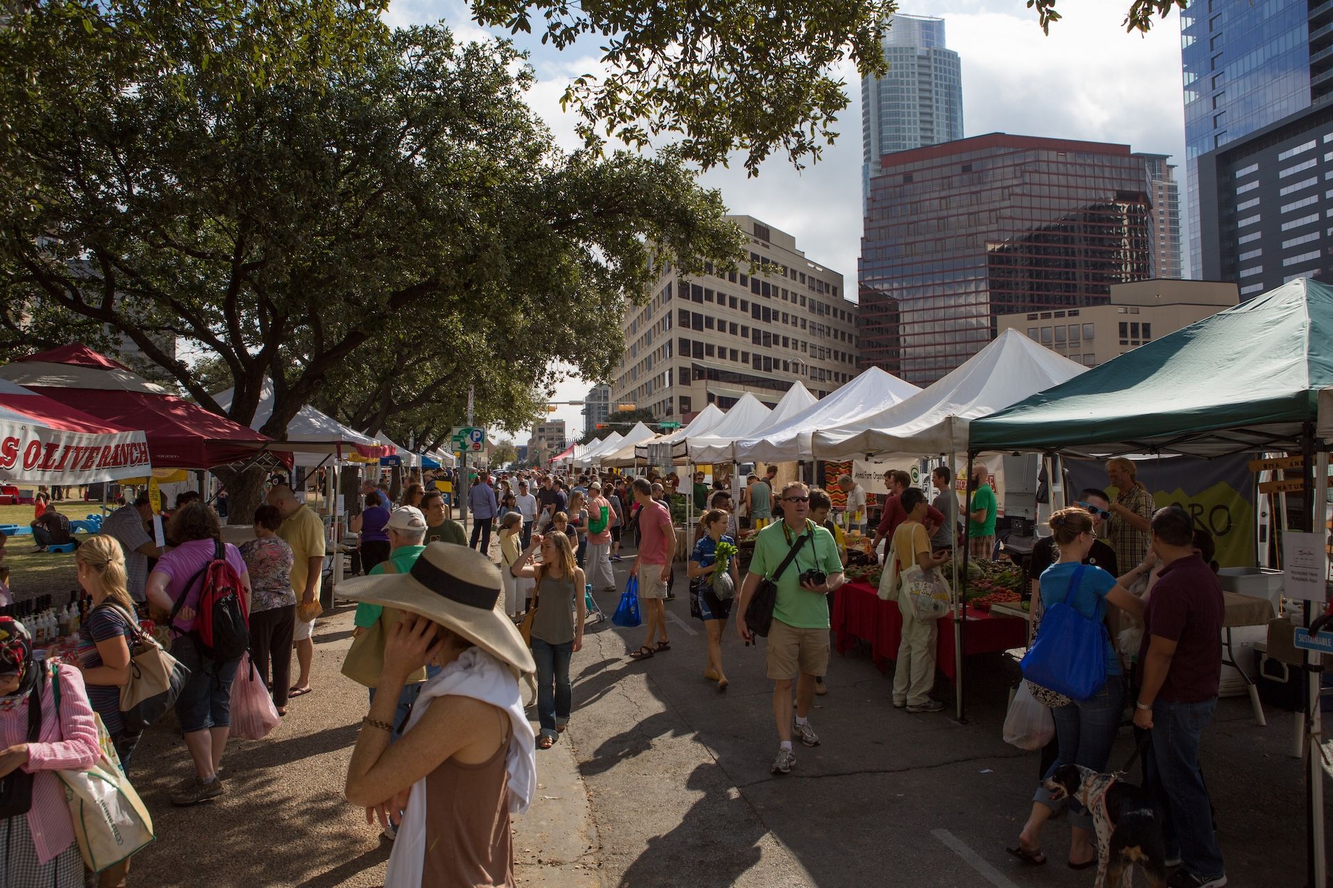 Austin downtown farmers' market